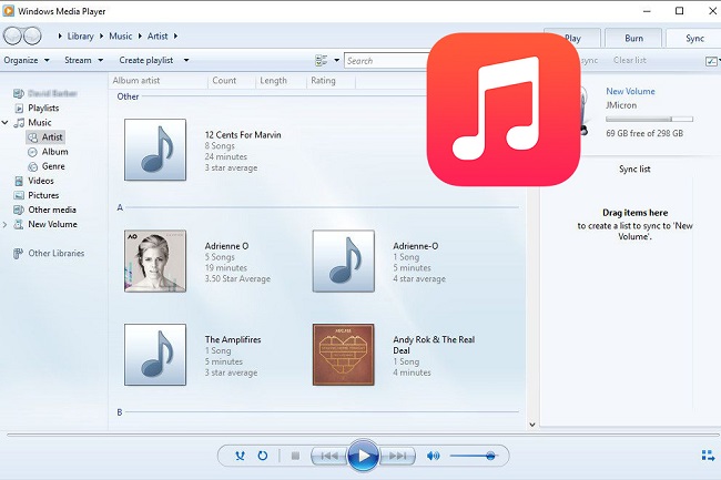 play apple music on windows media player